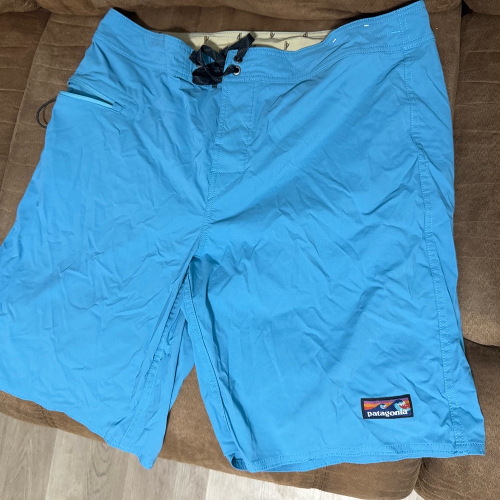 Patagonia Men's Vibrant Blue Board Shorts